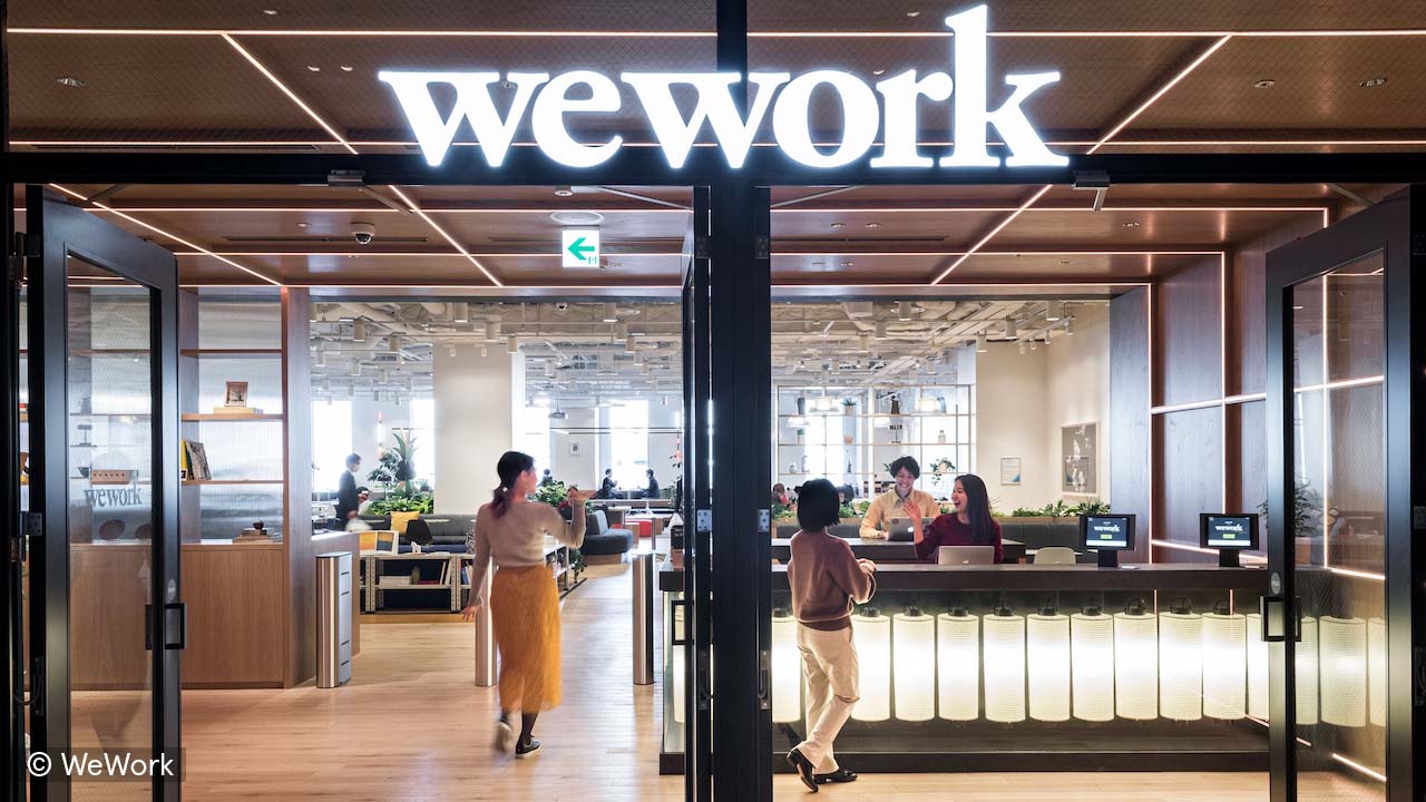 WeWork LINKS UMEDA のエントランス(写真提供: WeWork)